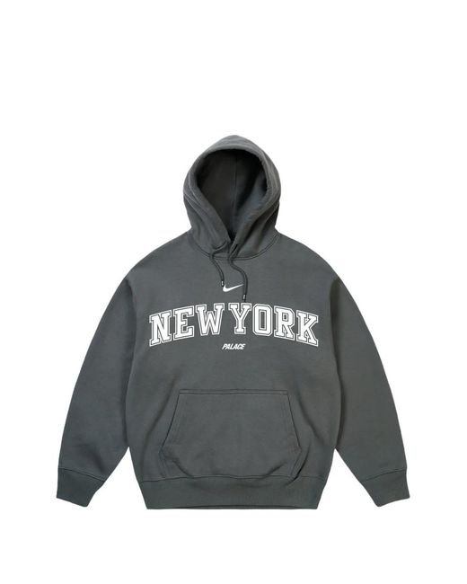 Palace Gray X Nike New York Hoodie for men