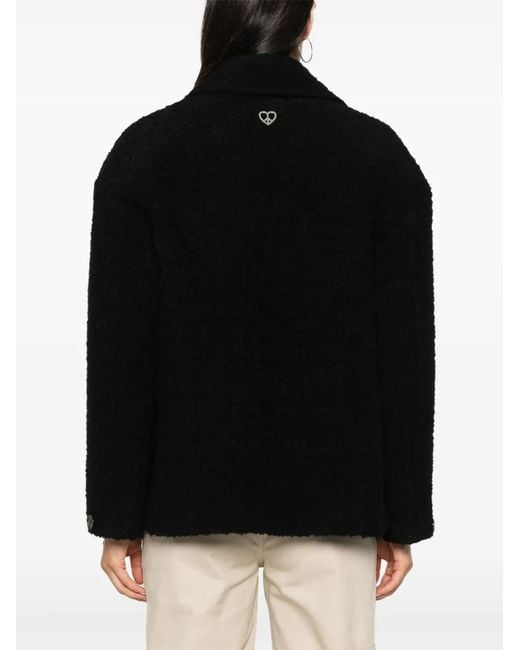 Moschino Black Notched-Lapels Jacket