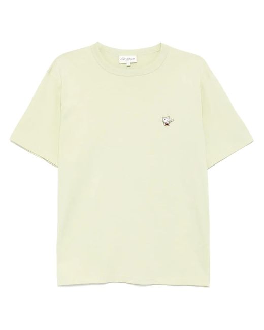 メンズ Café Kitsuné Barista Fox Patch Relaxed Tシャツ Natural