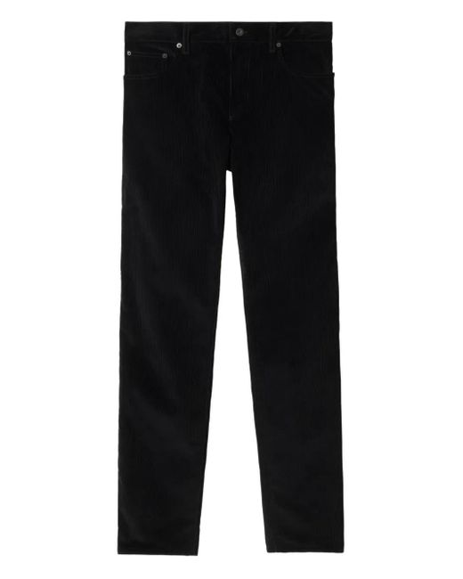 Pantalon En Velours Côtelé Burberry pour homme en coloris Black