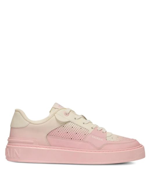 Balmain Pink B-Court Flip Sneakers