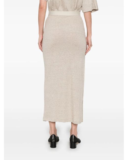Loewe ロゴウエスト スカート Natural