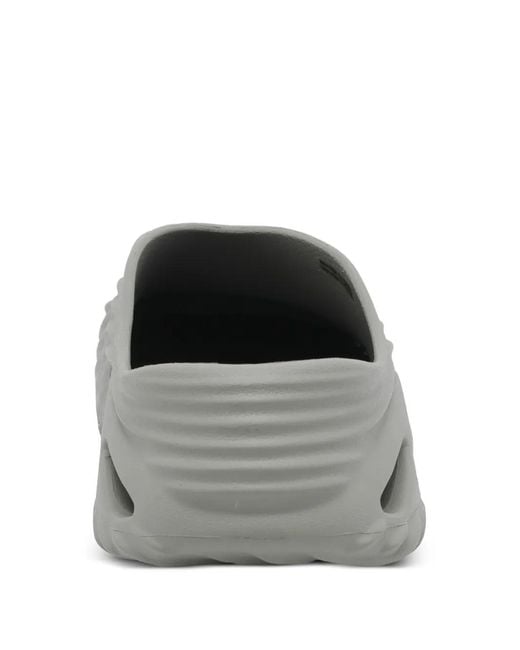 CROCSTM Gray U-Shaped Echo Wave Slides