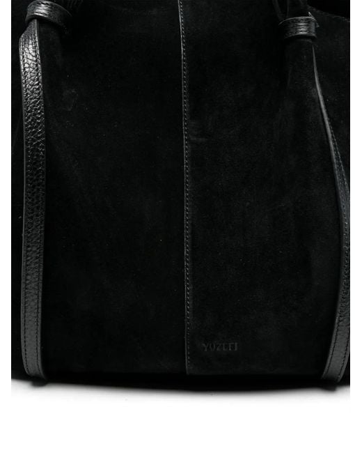 Yuzefi Black Large Mochi Tote Bag