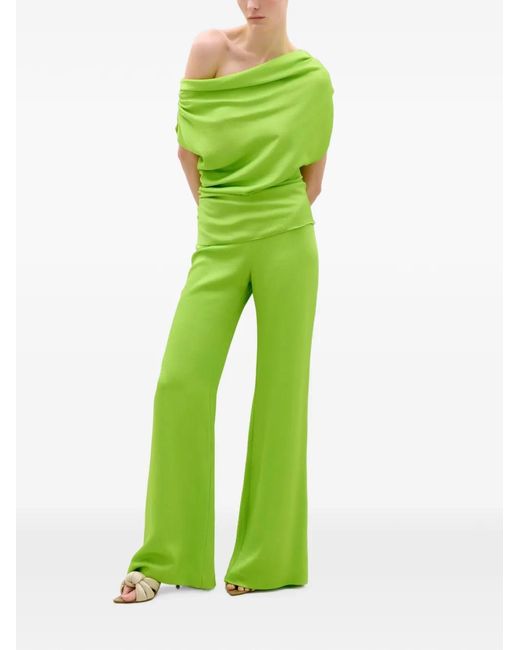 Silvia Tcherassi Green Buchi Draped Jersey