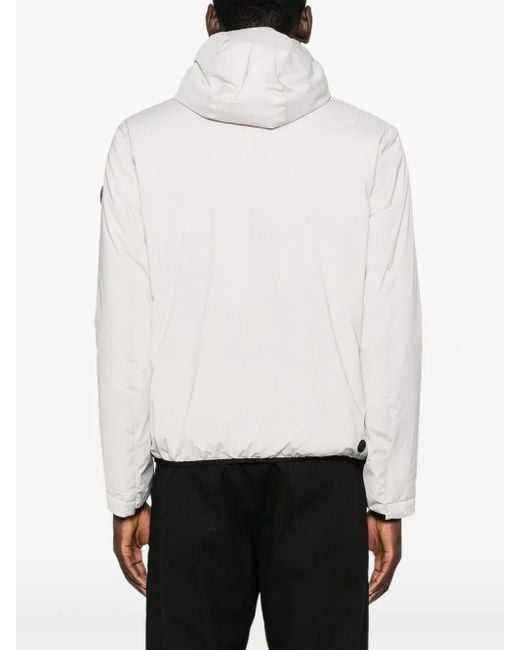 Colmar White Hooded Zip-Front Jacket for men