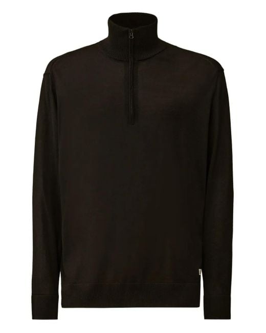 C P Company Pullover Mit Reißverschluss in Black für Herren