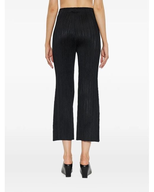 Pleats Please Issey Miyake Black Monthly Colors: July Pleated Trousers