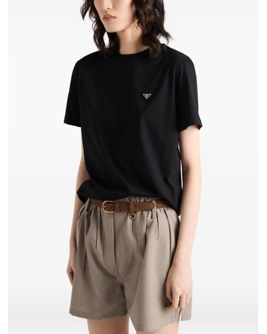 Prada Black Logo T-Shirt