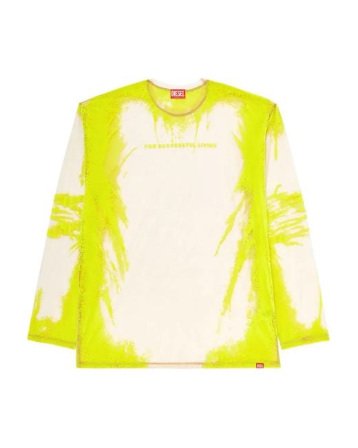 DIESEL Yellow T-Hassan-Ls-A T-Shirt