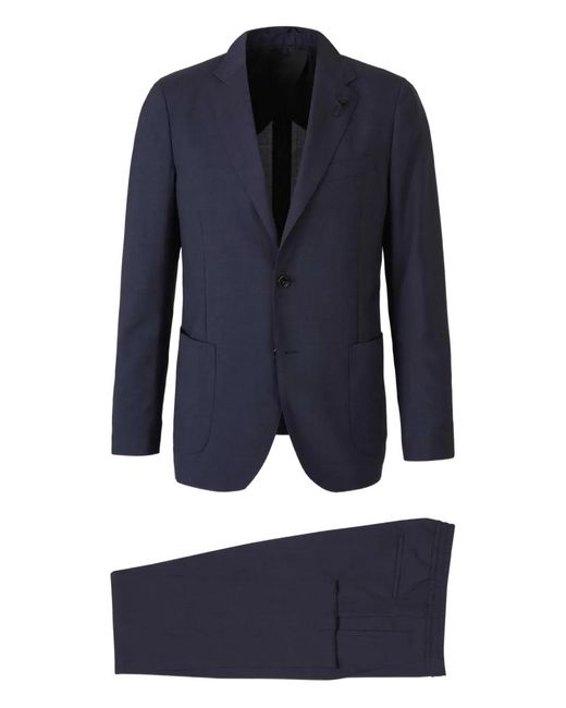 Lardini Wollen Pak in het Blue voor heren