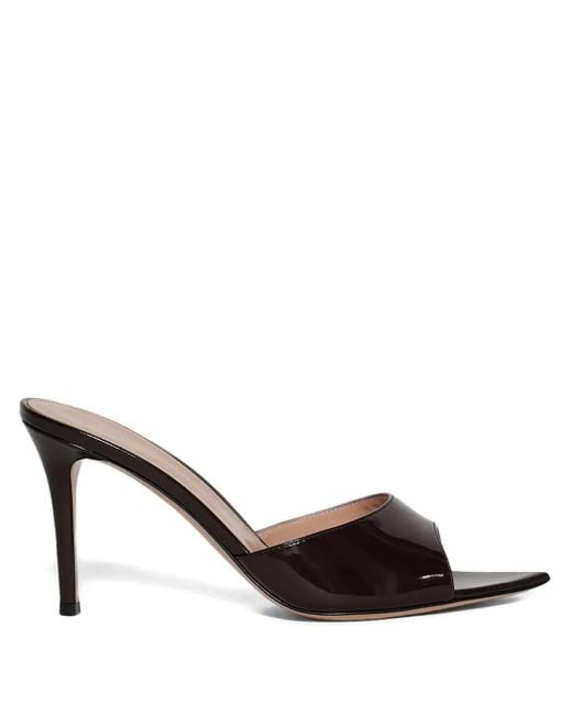 Gianvito Rossi Brown 85Mm Elle Nuit Pointed-Toe Pumps