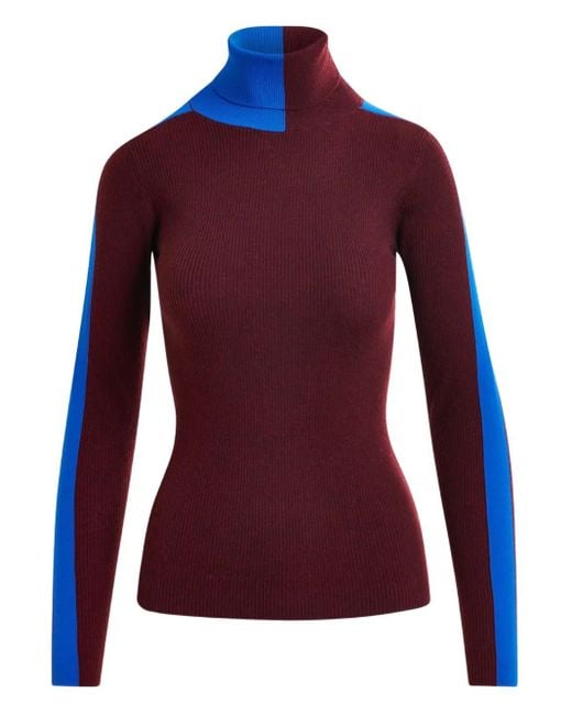 Essentiel Antwerp Purple Iffort Turtleneck Sweater