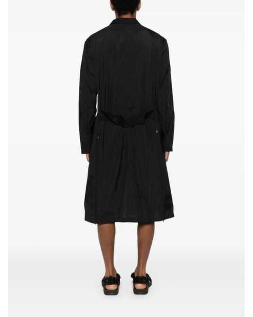 Y-3 Black Single-Breasted Coat for men