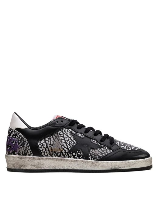 Golden Goose Deluxe Brand Black Ball Star Printed Sneakers for men
