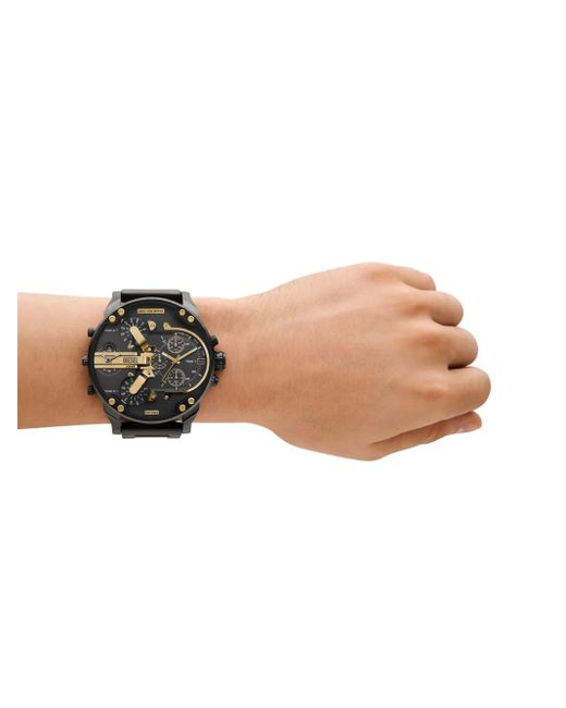 DIESEL Black Dz7484 Mr. Daddy 67Mm for men