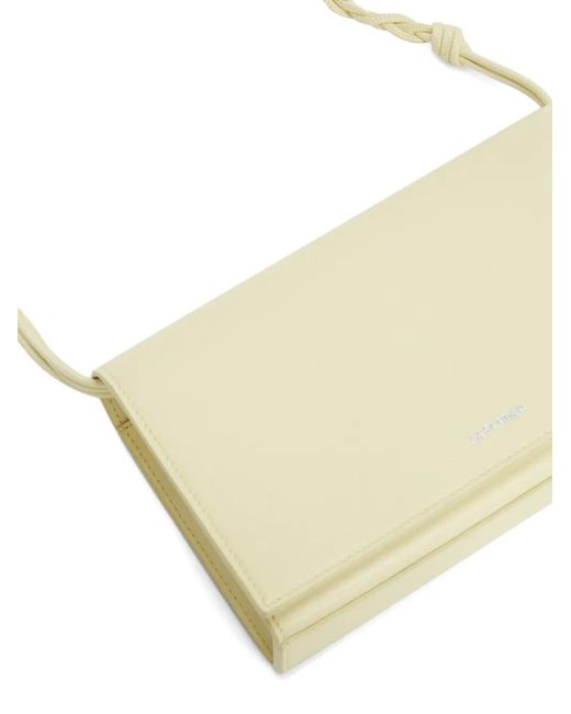 Jil Sander White Tangle Wallet With Strap