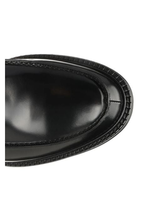 Corvari Black Brushed-Leather Loafers for men
