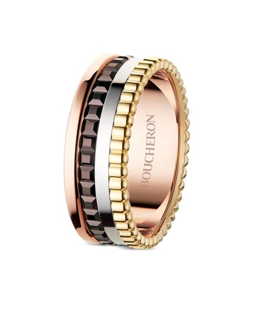 Boucheron Quatre Cassique ウェディングバンド S 18kゴールド White