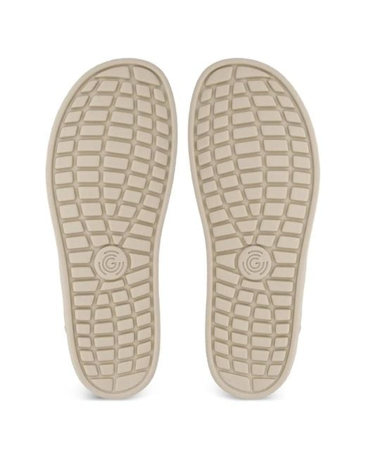 grounds White Suede-Panelled Groundies Sneakers for men