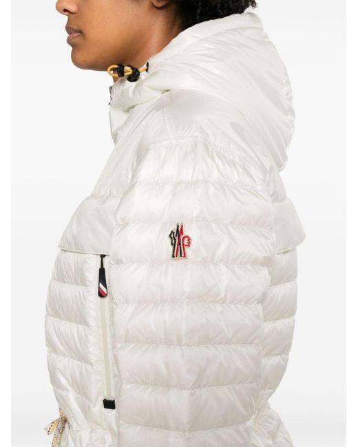 3 MONCLER GRENOBLE Natural Neutral Eibing Quilted Jacket