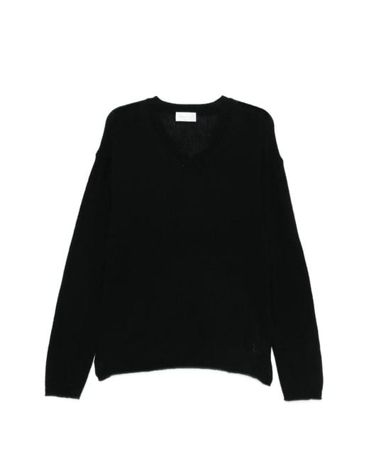 Diana Studio Black V-Neck Sweater for men