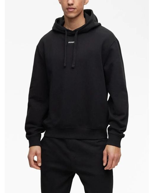 HUGO Black Logo-Print Tracksuit for men