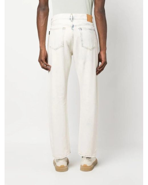 Haikure Natural Beached-Effect Straight-Leg Jeans for men