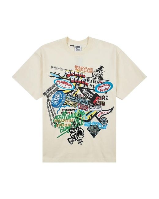BBCICECREAM Blue Graphic T-Shirt for men