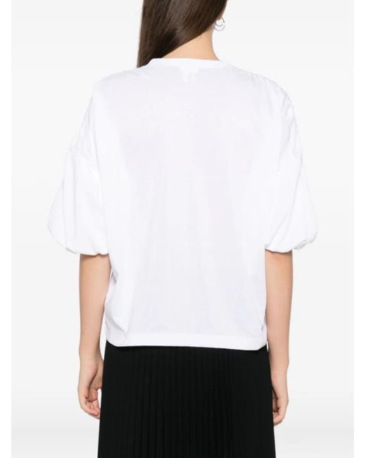 Noir Kei Ninomiya White Klassisches T-Shirt