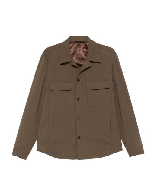 Briglia 1949 Brown John Shirt Jacket for men