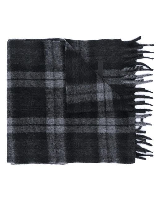 Prada Black Checked Scarve for men