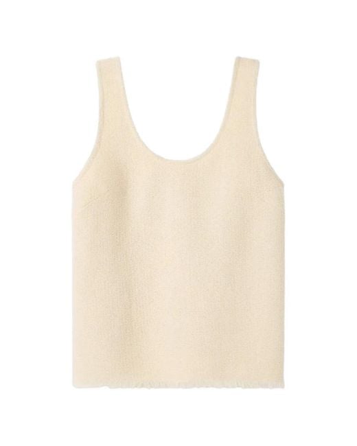 A.Emery Natural Sloane Frayed Top