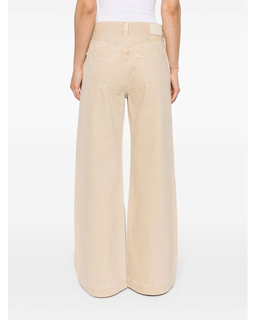 Citizens of Humanity Natural Beverly Wide-Leg-Jeans