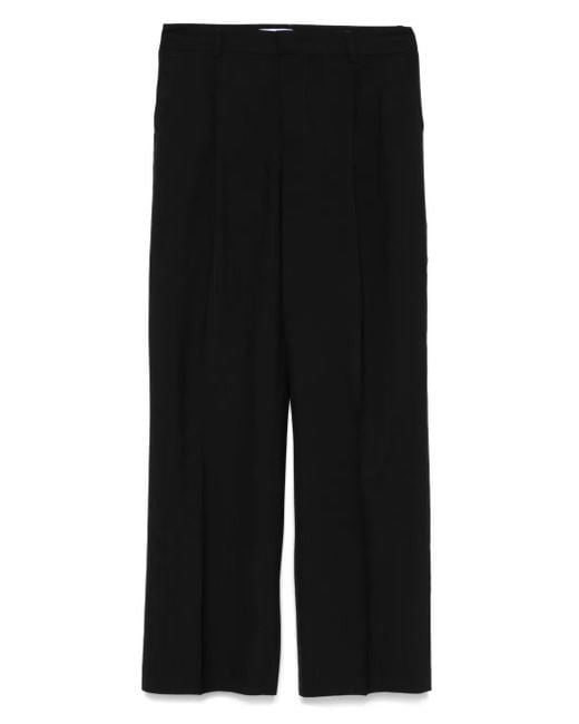 PT Torino Black Wool Trousers