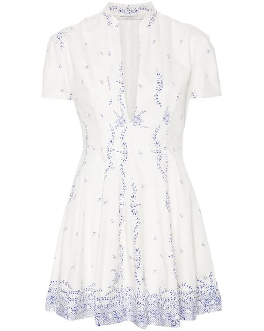 Philosophy Di Lorenzo Serafini White Mini-Kleid