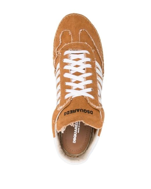DSquared² Brown Flat Shoes for men
