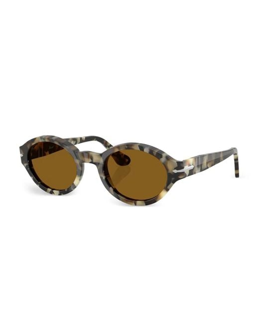 Persol Natural Round-Frame Sunglasses