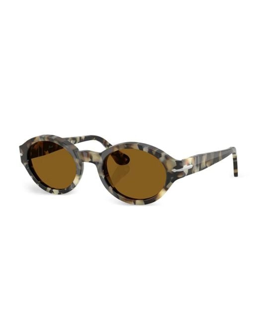 Persol Natural Round-Frame Sunglasses