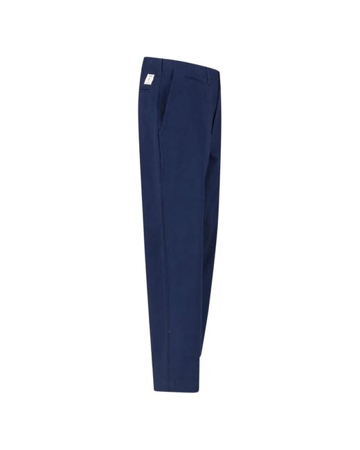 Roy Rogers Blue Cotton Trousers for men