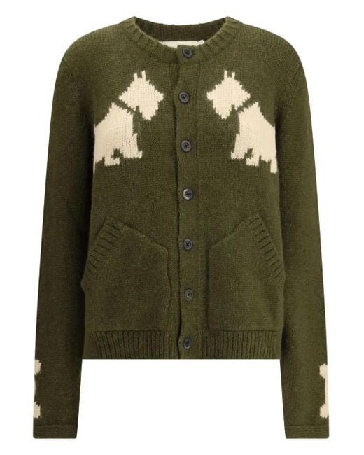 BAZISZT Bobby Wollen Vest in het Green voor heren