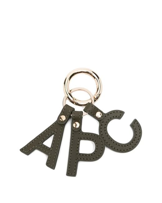 A.P.C. Metallic Alphabet Keyring