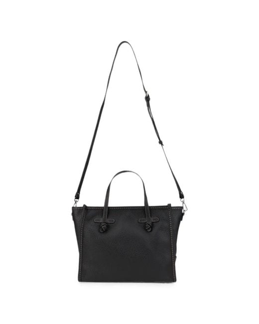 Gianni Chiarini Black Marcella Knot-Detail Tote Bag