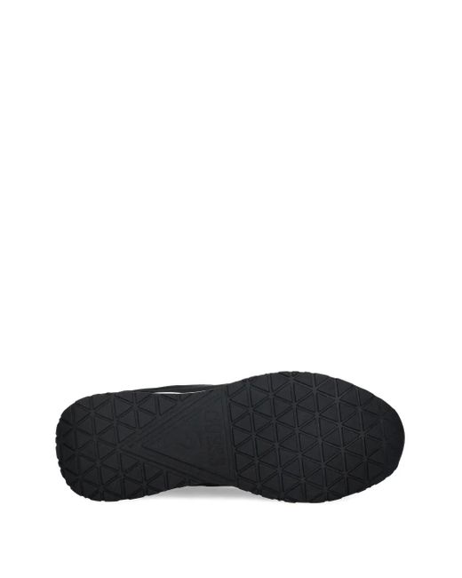 Guess Black Paneled Low-Top Sneakers for men