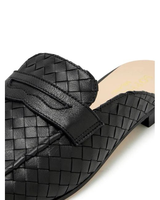 SOPHIQUE Black Mules Riviera