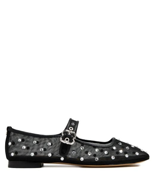 Sam Edelman Black Verzierte Ballerinas aus Mesh