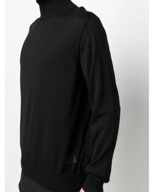 メンズ DSquared² ディースクエアード タートルネック セーター Black