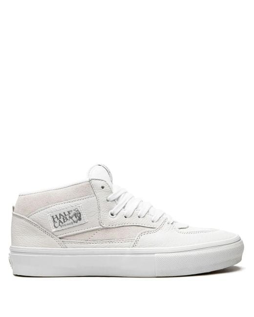Vans White Half Cab Daz Sneakers for men