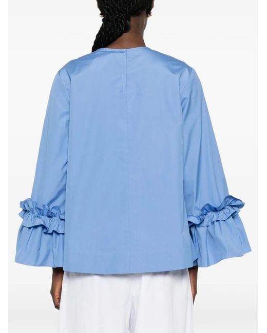 Max Mara Blue Valzer Blouse