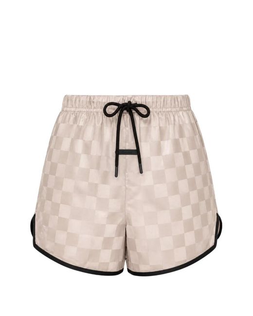Fear Of God Natural Checkered Essentials Shorts for men